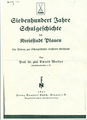 Plauen, Schulgeschichte 1941