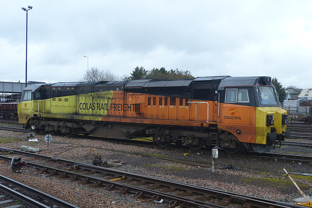 70812 at Eastleigh - 28 February 2020