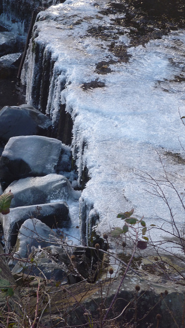 aav - icy weir close-up {5 of 5}