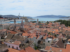 Trogir : vue à l'ouest.