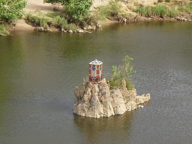 Islet on Guadiana River.