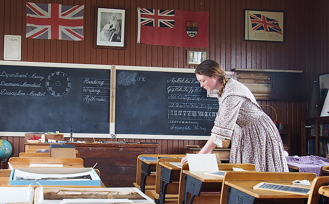 Old restored schoolhouse.
