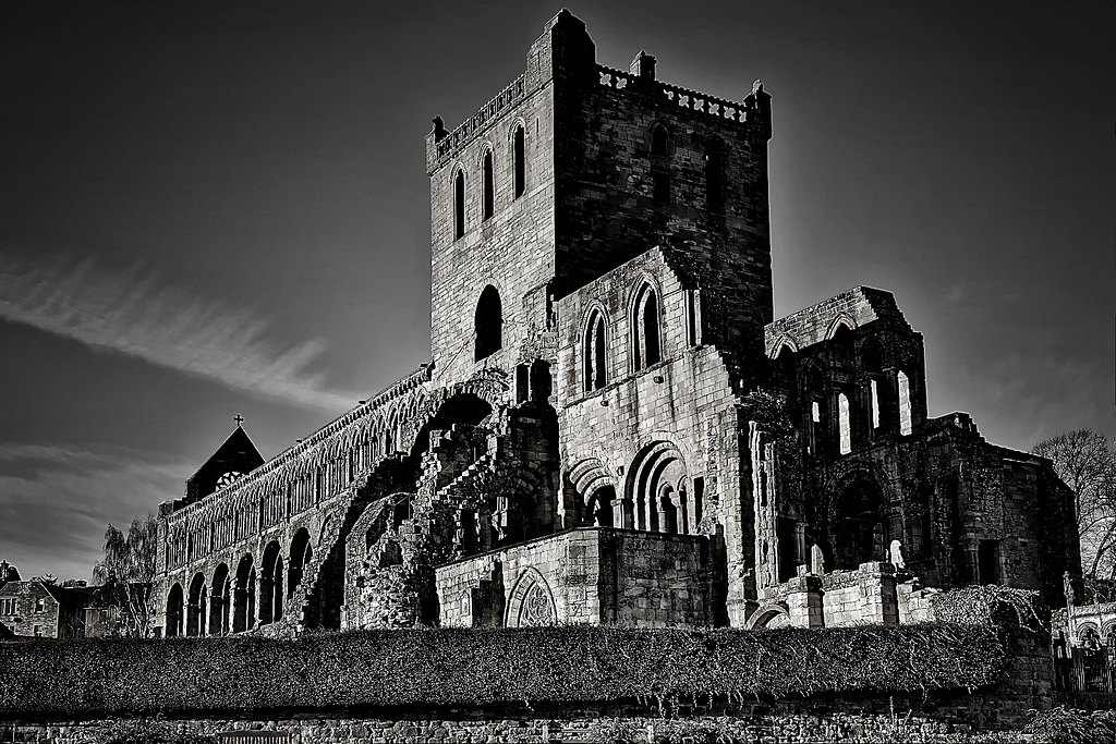 Jedburgh Abbey (Monochrome)