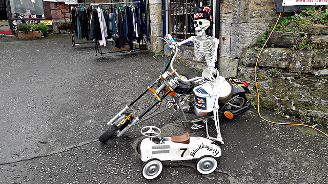 I told him he must eat more.South Queensferry 10th September 2019.