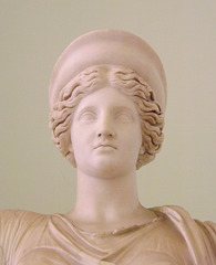 Detail of the Hera of the Ephesos-Vienna Type in the Naples Archaeological Museum, July 2012