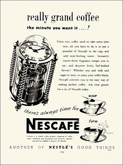 Nescafe Instant Coffee Ad, 1950