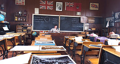 Old restored schoolhouse.