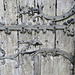 buttsbury church, essex  (9) small dragon on c11 door with c12 ironwork