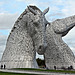 The Kelpies Helix Park Falkirk 10th September 2019.