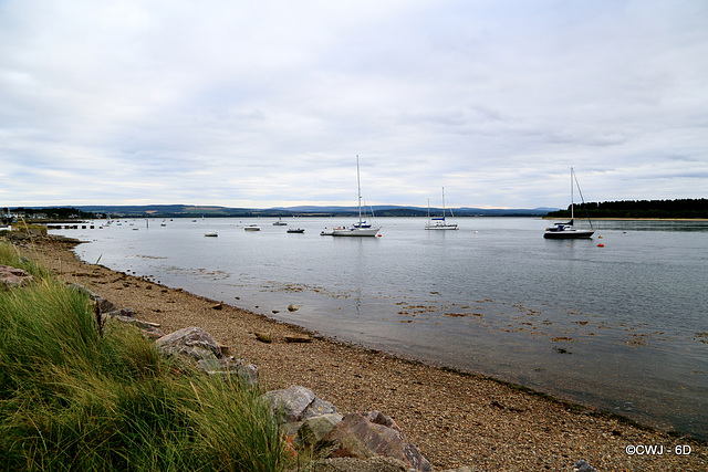 Findhorn Bay on a calm October morning