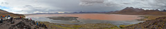 Bolivian Altiplano, Panorama of the Laguna Colorada