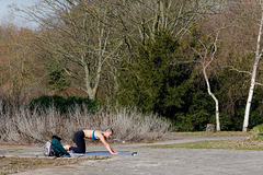 Pourquoi faire du sport sur l'herbe alors qu'il y a du béton pour ça ?