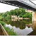 Le pont métallique à Saint Léon sur Vézère (24)