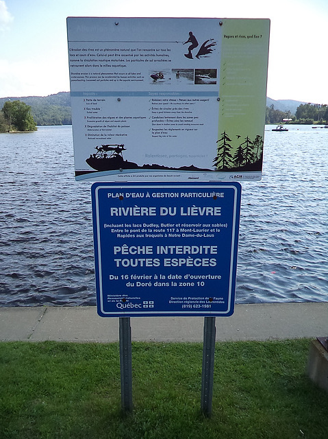 Pêche aux lièvres interdite..../ Hares fishing prohibited ....