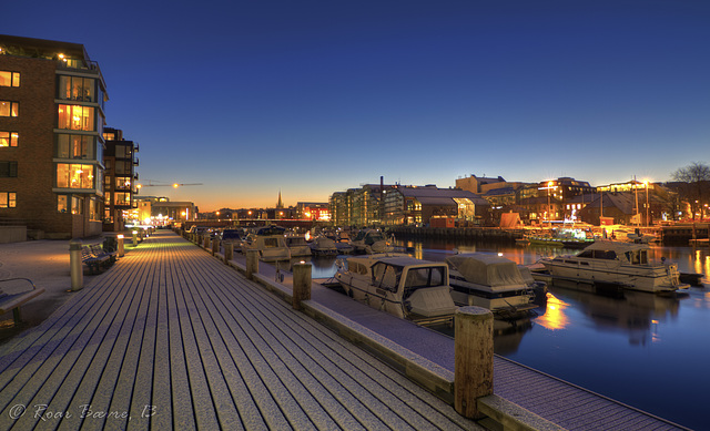 River Nidelva, Trondheim, Norway.