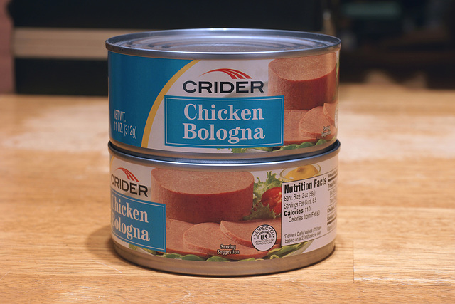 Chicken Bologna In A Can