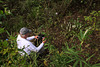 Jim Fowler photographing nice group of Spiranthes odorata (Fragrant Ladies'-tresses orchids) (photo by Walter Ezell)