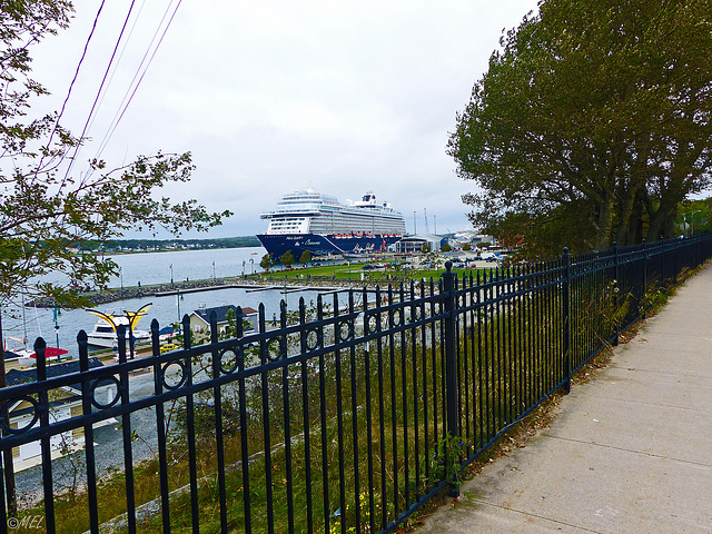 Der Zaun in Sydney (Nova Scotia, Kanada)