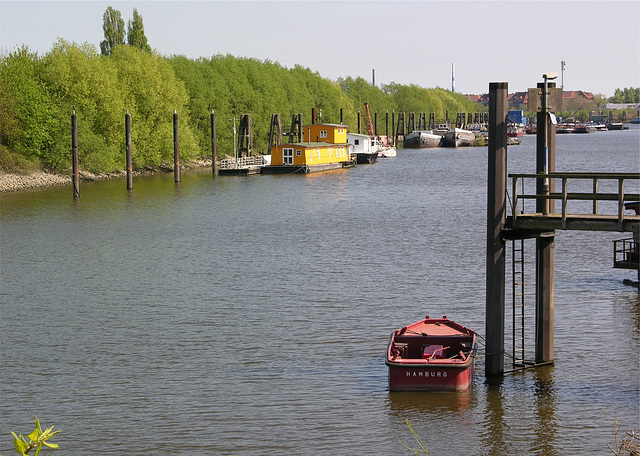 Hausboote im Spreehafen