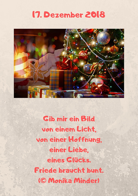 Adventskalender - 17.12.2018