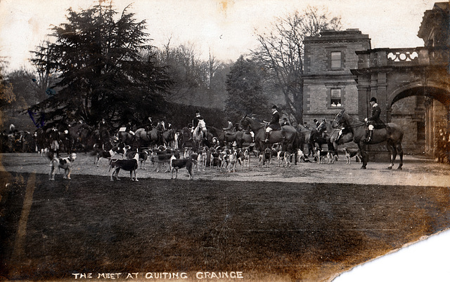 Guiting Grange, Guiting Power, Gloucestershire (Demolished c1972) - Hunt Meet