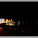 Reflets de nuit au port de Cancale.