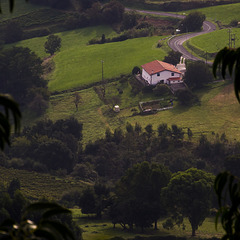 Casa desde el monte