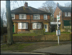 fake windows on Morrell house