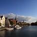 Lübeck, Blick auf den Marzipanspeicher