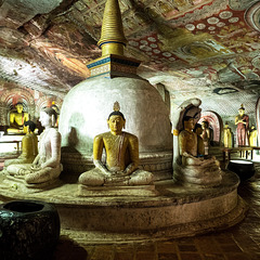 Sri Lanka tour - the fifth day, Dambulla cave temple, UNESCO World Heritage