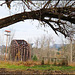 Railroad bridge across the Quesnel River.