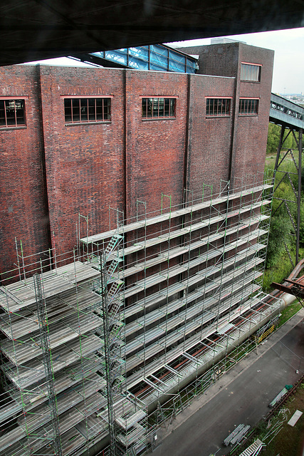 Blick vom Kohlenturm zur Mischanlage (Kokerei Hansa, Dortmund-Huckarde) / 9.09.2018