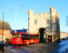 Lynx (Coastal Red) 1 (YJ05 JWZ) in King’s Lynn - 16 Jan 2022 (P1100412)