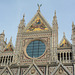 Italy, The Upper Facade of the Duomo di Siena