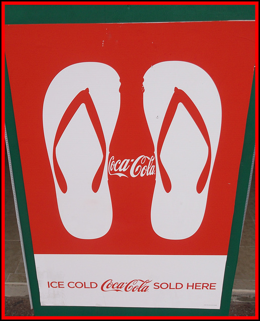 Flipflopping Coca-cola