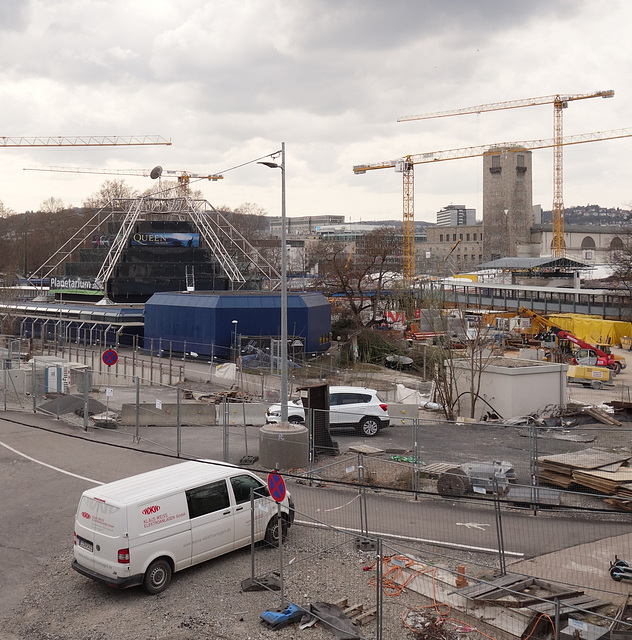 große bekannte Baustelle