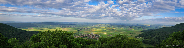 Blick ins Klettgau Kanton Schaffhausen /Schweiz