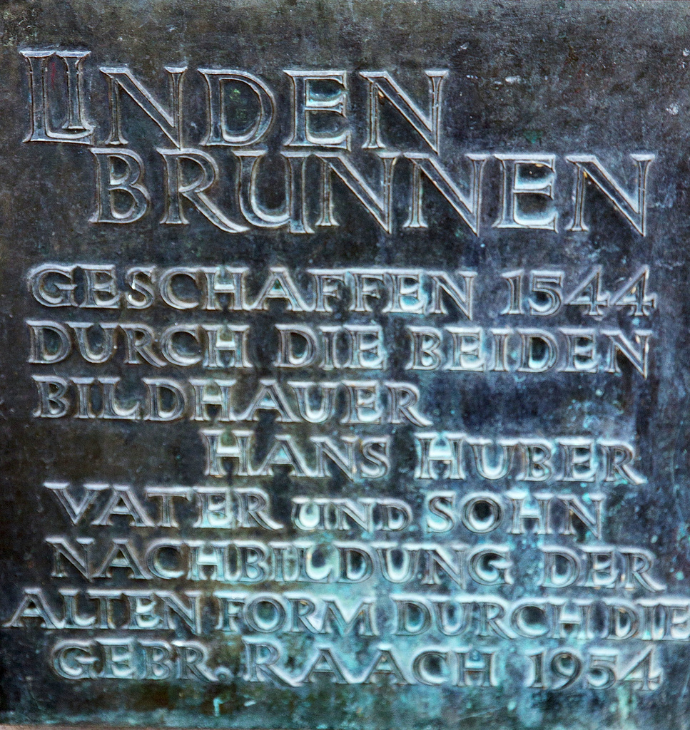 Info über den Lindenbrunnen