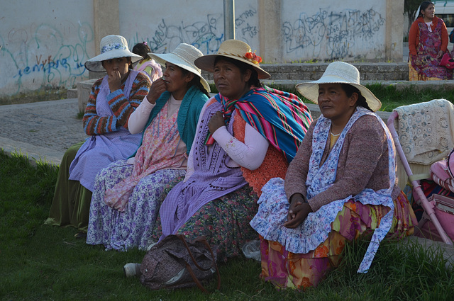 Bolivian Women in Copacabana