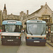 Cambus 2010 (C297 MEG) and 907 (E907 LVE) in Cambridge - 13 Aug 1988 (70-22)