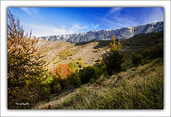 Subiendo la sierra.