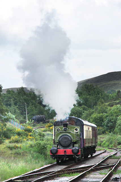 Approaching train