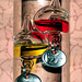 Galilean thermometer.