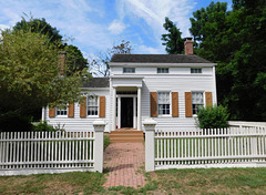 The Kirby House in Old Bethpage Village, August 2022