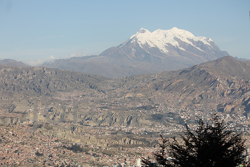 Illimani des de La Paz-Bolívia.