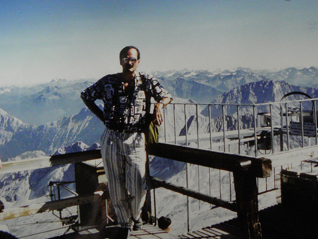 Mountaineer  ,Zugspitse  1988  (Dia Scan )