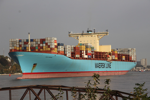 EDITH MAERSK eines der längsten Containerschiffe der Welt