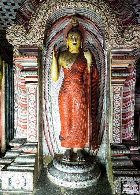 Sri Lanka tour - the fifth day, Dambulla cave temple, UNESCO World Heritage