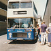 Cambus 713 (TEX 405R) in Peterborough - 15 Jul 1989