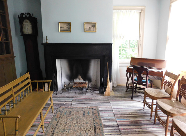 The Parlor in the Kirby House in Old Bethpage Village, August 2022